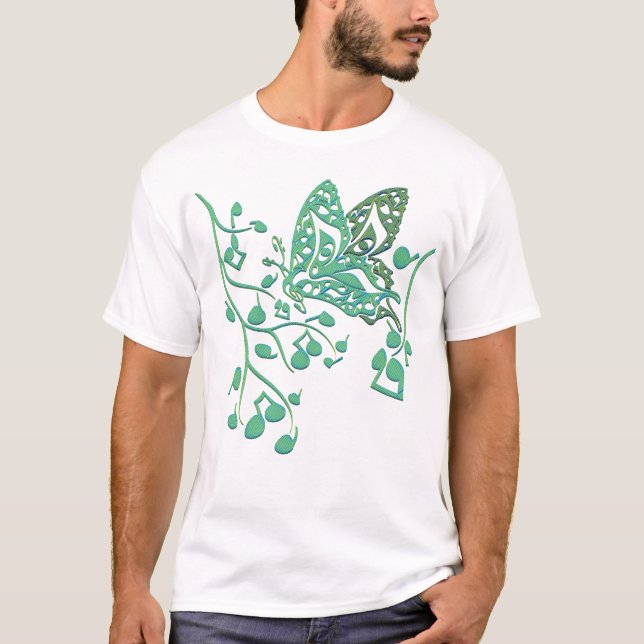 Butterfly_Notes T-Shirt (Vorderseite)