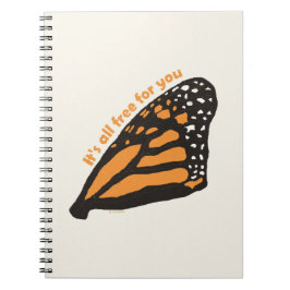butterfly notizblock