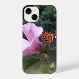 Butterfly on Rose of Sharon iPhone Case iPhone 14 Hülle