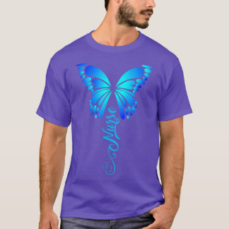 Butterfly Pädiatrische Krankenschwester Phlebotomi T-Shirt
