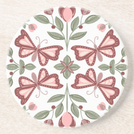 Butterfly Pattern Untersetzer HandGezeichnet