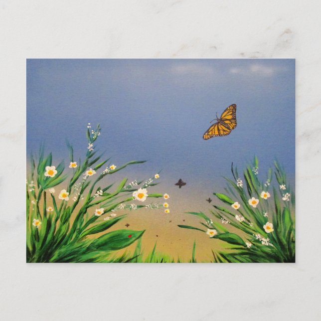 Butterfly Peace Postkarte (Vorderseite)