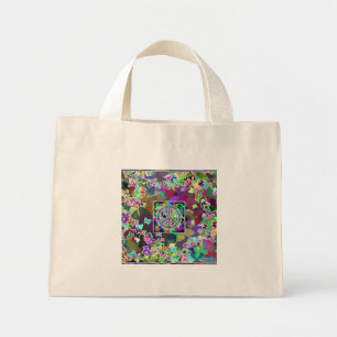 Butterfly Peace Sign Bag Mini Stoffbeutel