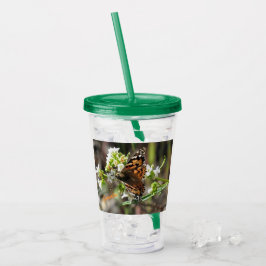 Butterfly Personalisiert Acryltrinkbecher