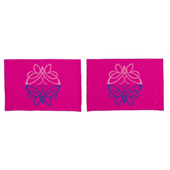 Butterfly Pillowcase Kissenbezug (Vorderseite-Set)