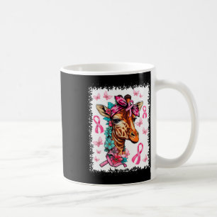 Butterfly Pink Ribbon floral Brustkrebs Awarene Kaffeetasse