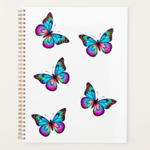 Butterfly Planner Weiß Planer