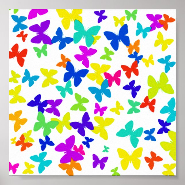 Butterfly Poster Print (Vorne)