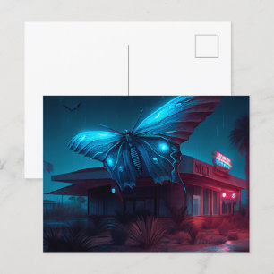 Butterfly-Postkarten Postkarte