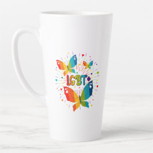 Butterfly Pride Liebe ist Liebe LGBT Awareness Milchtasse