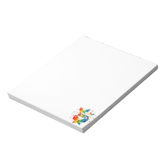 Butterfly Pride Liebe ist Liebe LGBT Awareness Notizblock (Rotiert)