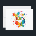 Butterfly Pride Liebe ist Liebe LGBT Awareness Postkarte<br><div class="desc">Feiern Sie Liebe, Stolz und Transformation mit diesem lebendigen Design von "Schmetterlingspreispride Liebe ist Liebe". Der Schmetterling symbolisiert Wachstum, Freiheit und Schönheit, während die kühlen Regenbogenfarben für die Stärke und Einheit der LGBTQ -Gemeinschaft stehen. Dieses Design ist perfekt für den Pride Month, für Sensibilisierungsveranstaltungen oder einfach für Ihre alltägliche Unterstützung...</div>