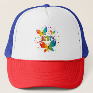 Butterfly Pride Liebe ist Liebe LGBT Awareness Truckerkappe