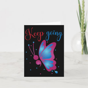 Butterfly Psychische Gesundheit Suizidbewusstsein Karte