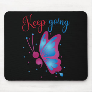 Butterfly Psychische Gesundheit Suizidbewusstsein  Mousepad
