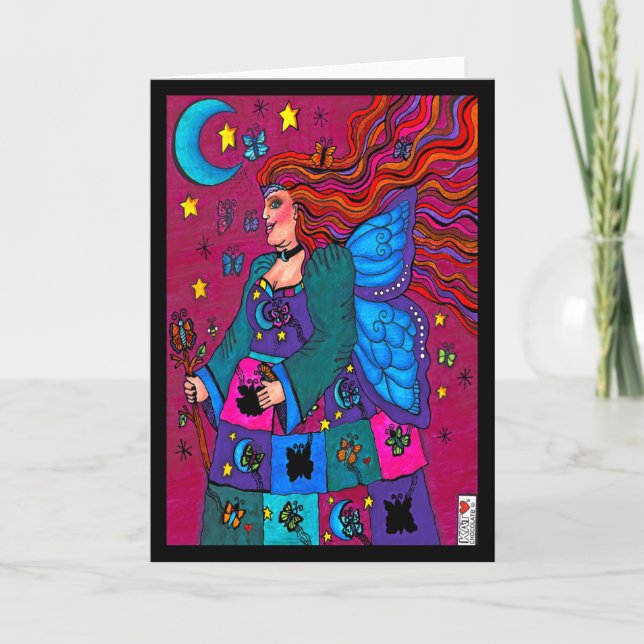 Butterfly Queen Card Karte (Vorderseite)