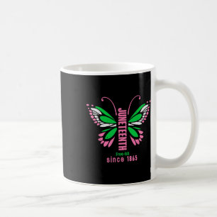 Butterfly Queen Niedlich Aka Juneteenth T-Shirt Kaffeetasse