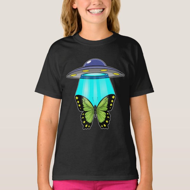 Butterfly-Raumschiff T-Shirt (Vorderseite)