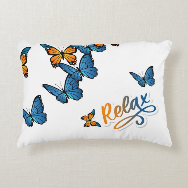 Butterfly Relaxkissen für Sofa Dekokissen (Vorderseite)