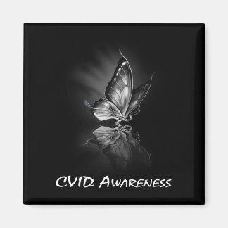 Butterfly-Ribbon CVID Awareness Sweatshirt182 Magnet
