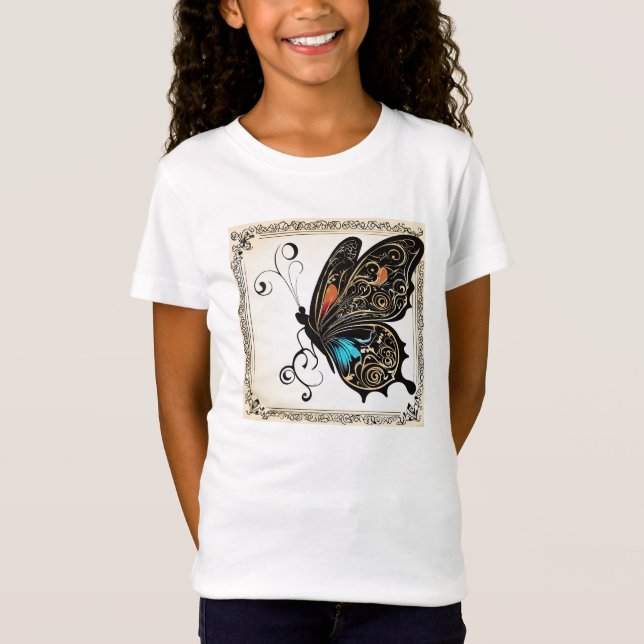 Butterfly-Rollstuhlhemd T-Shirt (Vorderseite)