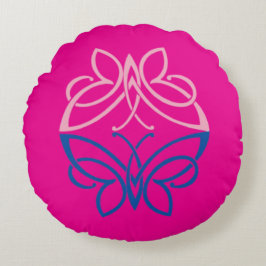 Butterfly Round Kissen
