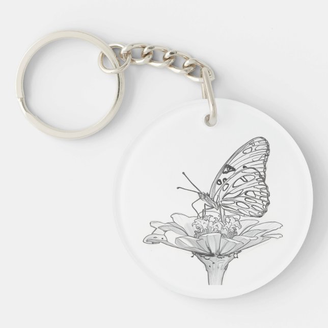 Butterfly-Schlüsselanhänger Schlüsselanhänger (Vorderseite)