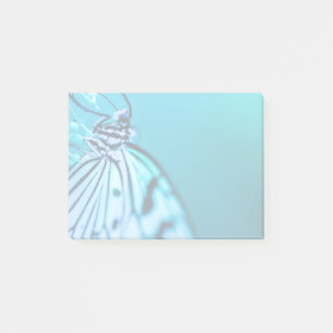 Butterfly Schönes Blau und Schwarzes Foto Post-it Klebezettel