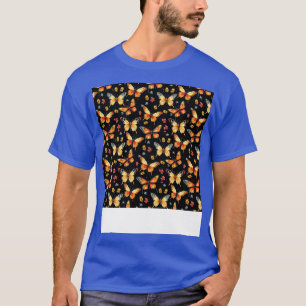 Butterfly Seamless Muster Boho Niedlich Frühlingsi T-Shirt