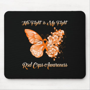 Butterfly sein Kampf ist mein Kampf Rsd Crps Bewus Mousepad