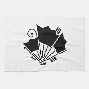 Butterfly-shaped fans (Ageha) Geschirrtuch
