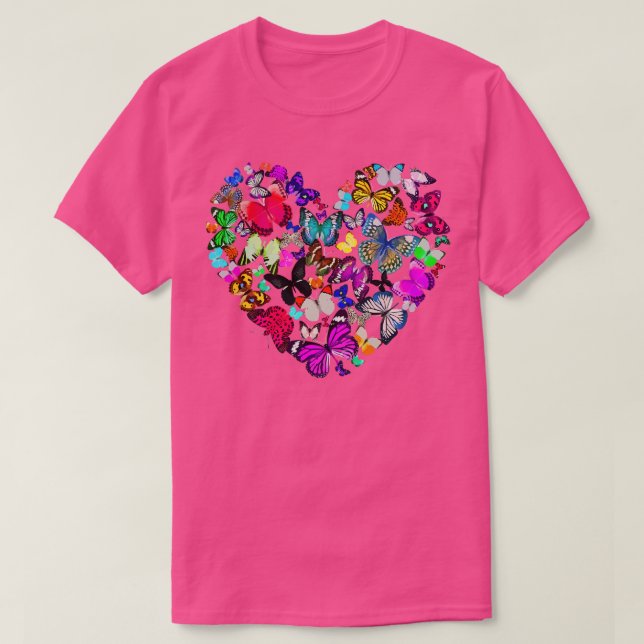 Butterfly Shirt Butterfly Herzschlag Schmetterling (Design vorne)