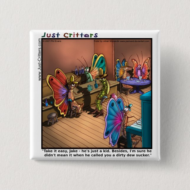 Butterfly Shodown Button (Vorderseite)