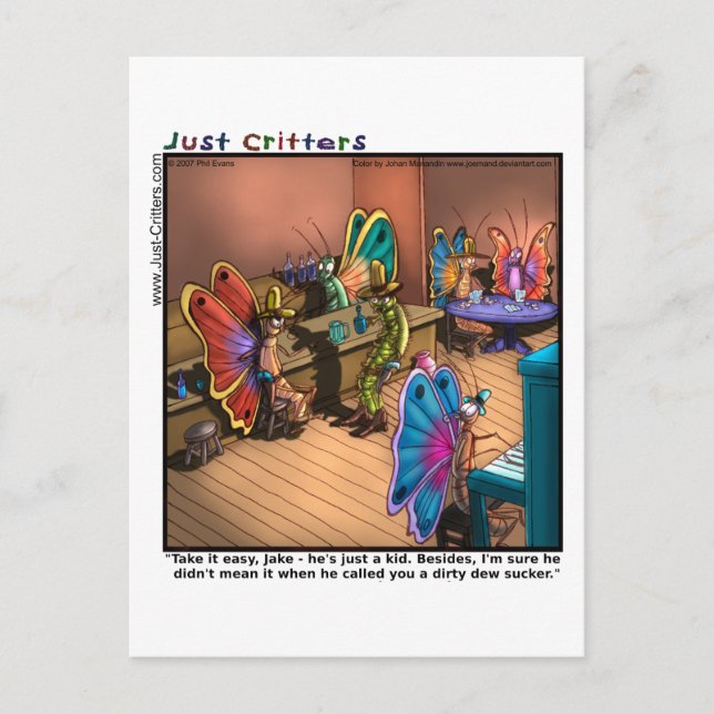 Butterfly Shodown Postkarte (Vorderseite)