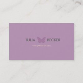 Butterfly Silouhette Business Card Visitenkarte