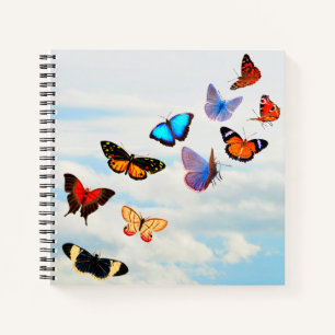 Butterfly Sky Notizbuch