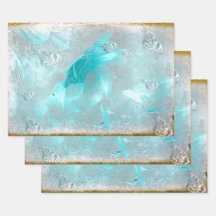 Butterfly Sonnenblume Aquamarin Silver Vintag Anti