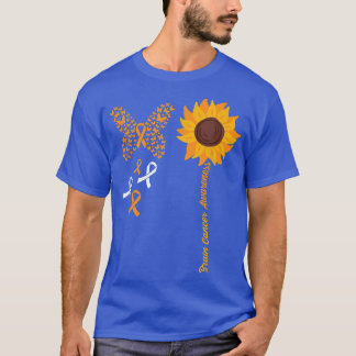 Butterfly Sonnenblume Hirnkrebs Bewusstsein Chemo  T-Shirt