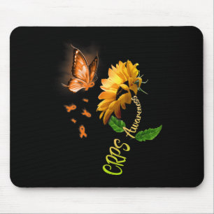 Butterfly Sonnenblumen Crps Bewusstsein Mousepad