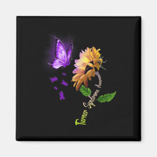 Butterfly Sonnenblumen-Turner-Syndrom Bewusstsein Magnet
