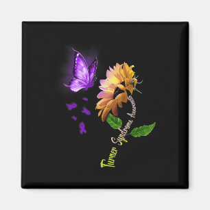 Butterfly Sonnenblumen-Turner-Syndrom Bewusstsein Magnet