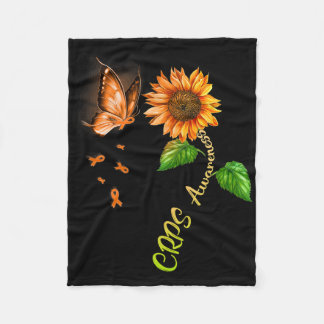 Butterfly Sonnenblumenkrebs Bewusstsein 1 Fleecedecke