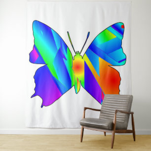 Butterfly-Sonnenuntergang Wandteppich