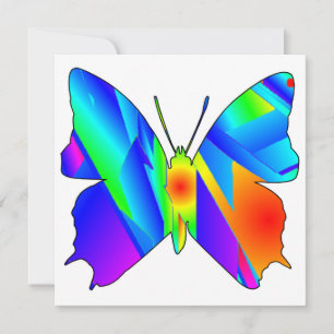 Butterfly-Sonnenuntergangskarte