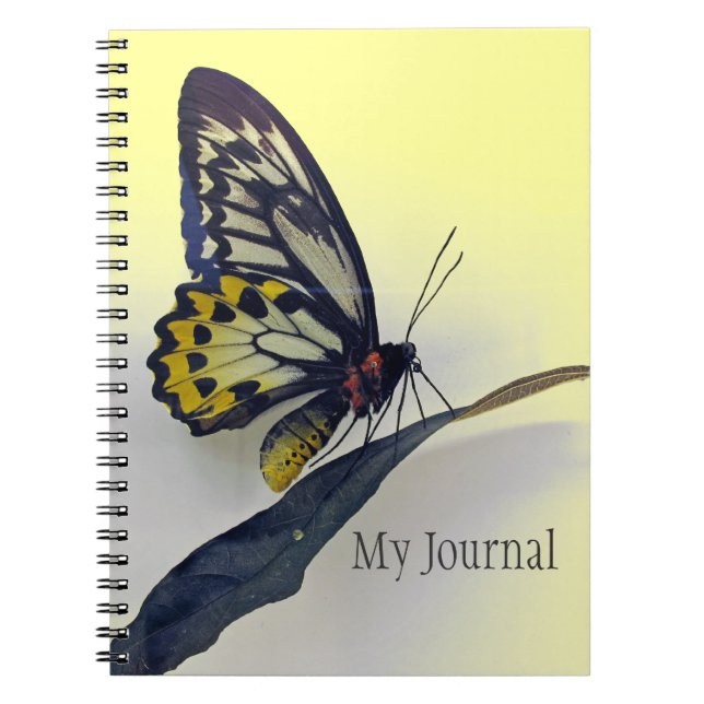 Butterfly Spiral-Bound Journal-Notebook Notizblock (Vorderseite)