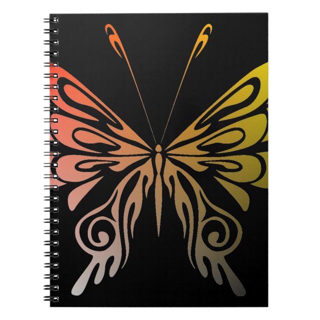 Butterfly SpiralNotebook Notizblock (Vorderseite)