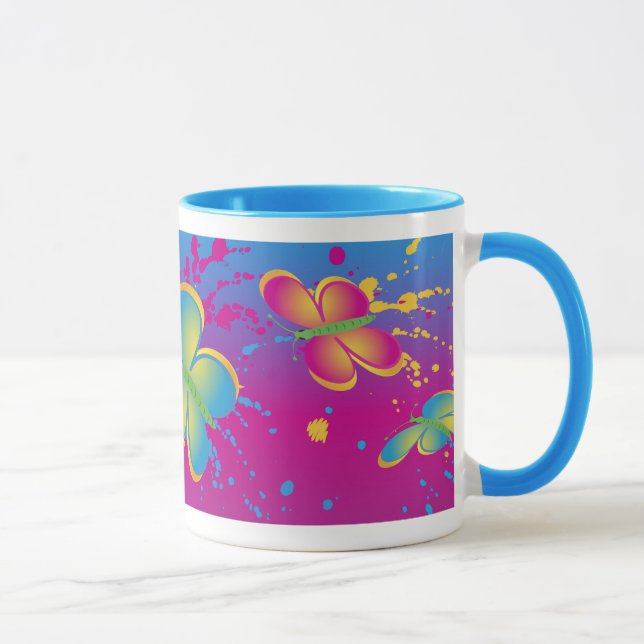 Butterfly Splash Tasse (Rechts)
