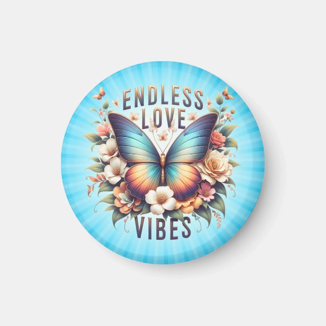 Butterfly Spring Sublimation-96281 Magnet (Vorne)