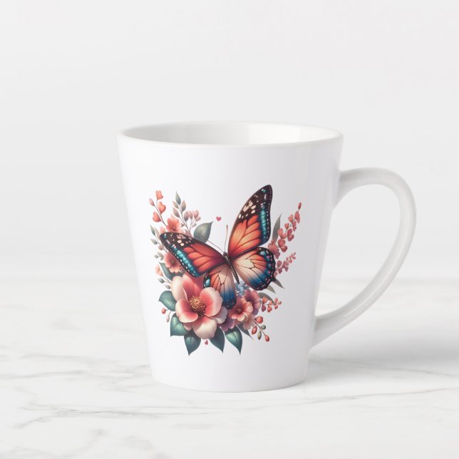Butterfly Spring Sublimation-96284 Milchtasse (Rechts)