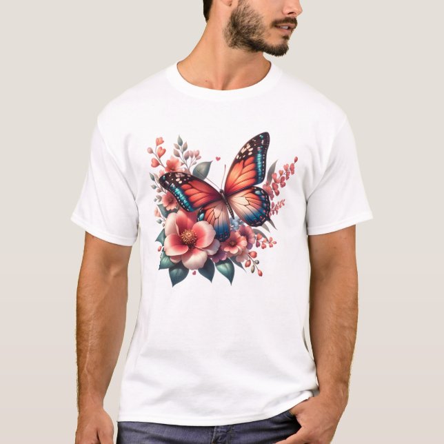 Butterfly Spring Sublimation-96284 T-Shirt (Vorderseite)